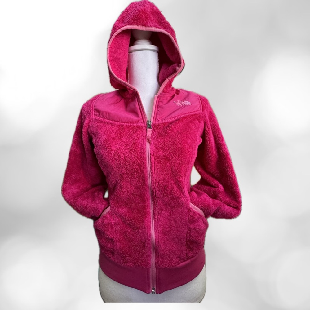 The North Face Hot Pink Sherpa Zip-Up Hoodie